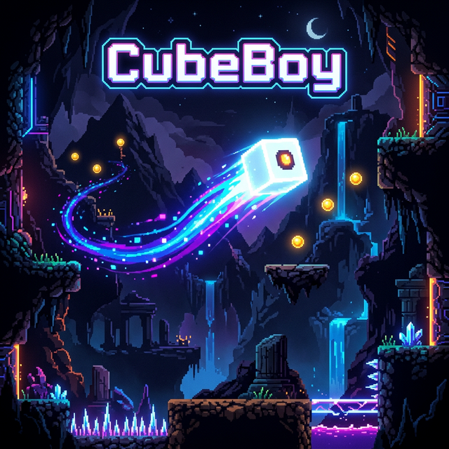CubeBoy Hero Background